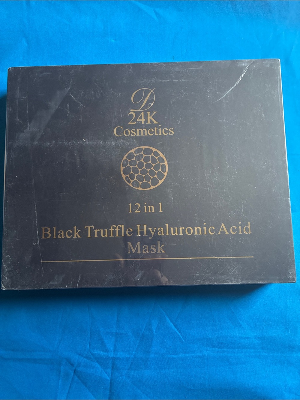 D 24K Cosmetics Black Truffle Hyaluronic Acid Mask - Black & Gold